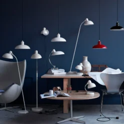 FRITZ HANSEN Kaiser Idell 6556-T kiiltävä valkoinen