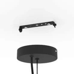 Gaetano 1 riippuvalaisin, Ø 53 cm, harmaa/valkoinen, teräs