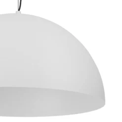 Gaetano 1 riippuvalaisin, Ø 53 cm, harmaa/valkoinen, teräs