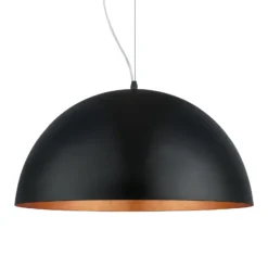 Gaetano 1 riippuvalaisin, Ø 53 cm, musta/kupari, teräs