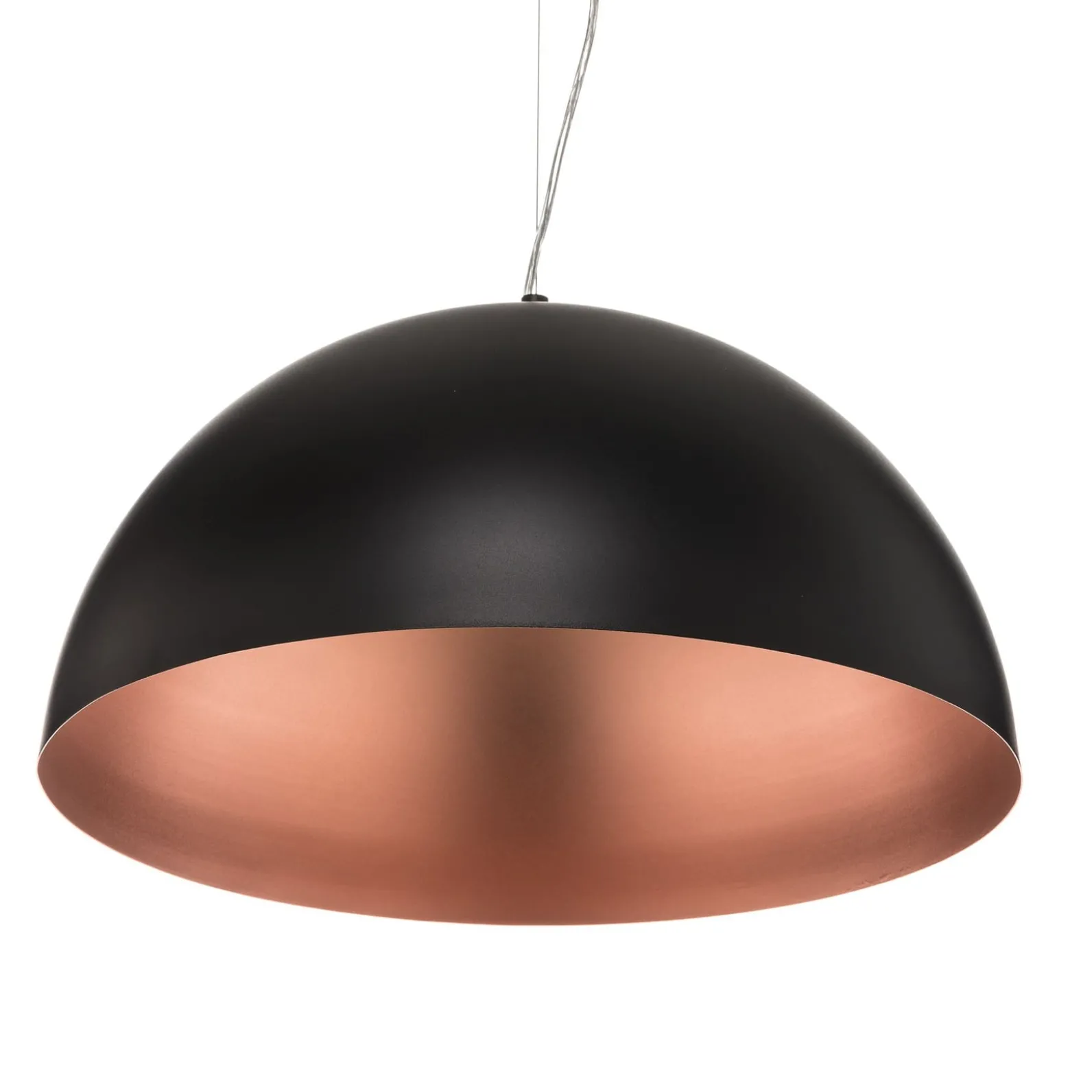 Gaetano 1 riippuvalaisin, Ø 53 cm, musta/kupari, teräs
