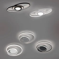 Galaxy LED-kattovalaisin, himmennettävä, antrasiitti