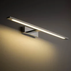 Gallery LED-seinävalaisin, krominvärinen, metalli leveys 62 cm IP44
