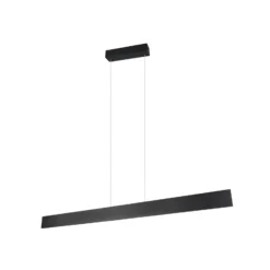 Galway LED-riippuvalaisin, mattamusta, ylös/alas, CCT, metallia
