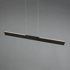Galway LED-riippuvalaisin, mattamusta, ylös/alas, CCT, metallia