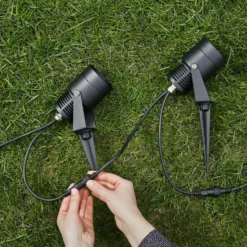 Garden 24 LED-kohdevalaisin, musta, 3 wattia