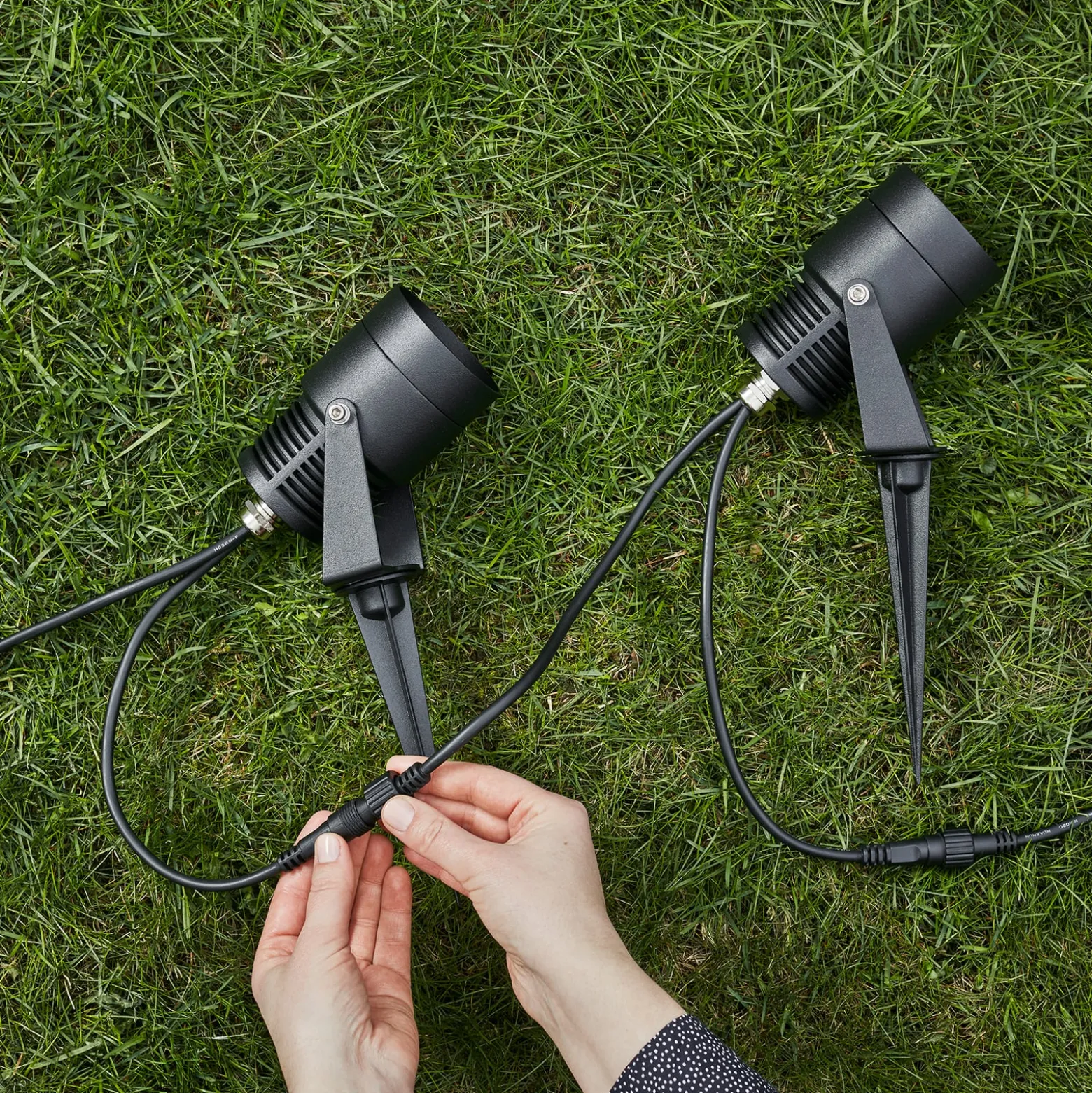 Garden 24 LED-kohdevalaisin, musta, 3 wattia