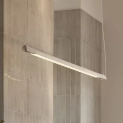 GEJST Radent-riippuvalaisin, valkoinen, pituus 138 cm, G13 LED
