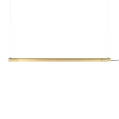 GEJST Radent-riippuvalo, messinkivärinen, pituus 138 cm, G13 LED