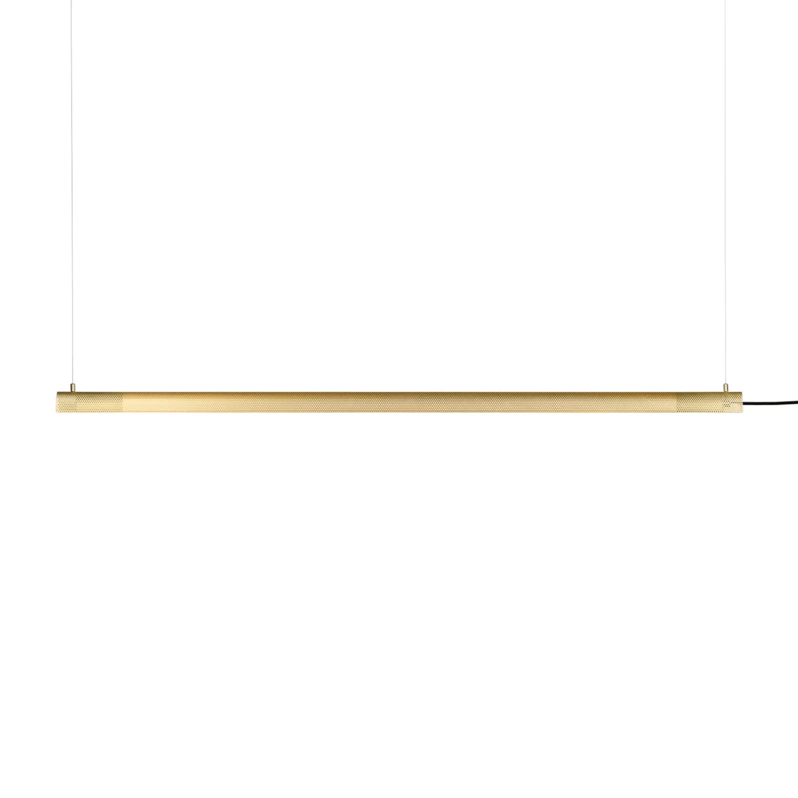 GEJST Radent-riippuvalo, messinkivärinen, pituus 138 cm, G13 LED