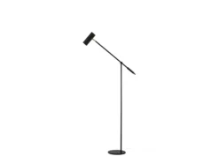 Globen Lighting Hubble READ -maavalaisin, musta, 140 cm