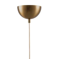 Globen Lighting IRIS-riippuvalaisin, kermanvärinen, Ø 25 cm