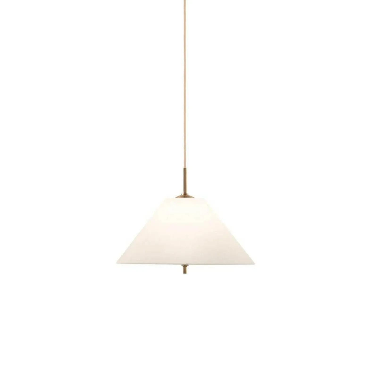 Globen Lighting IRIS-riippuvalaisin, kermanvärinen, Ø 25 cm