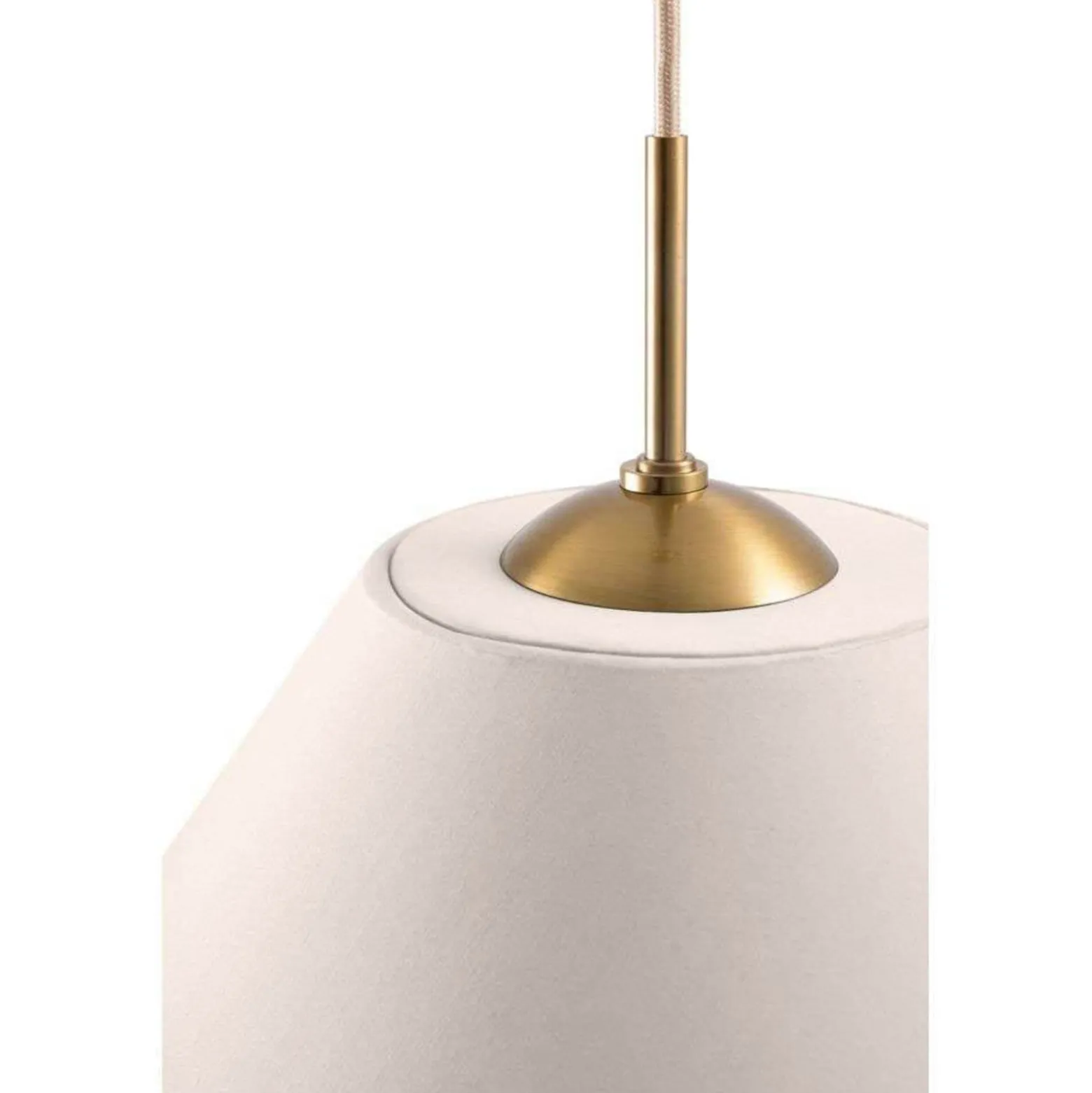 Globen Lighting IRIS-riippuvalaisin, kermanvärinen, Ø 25 cm
