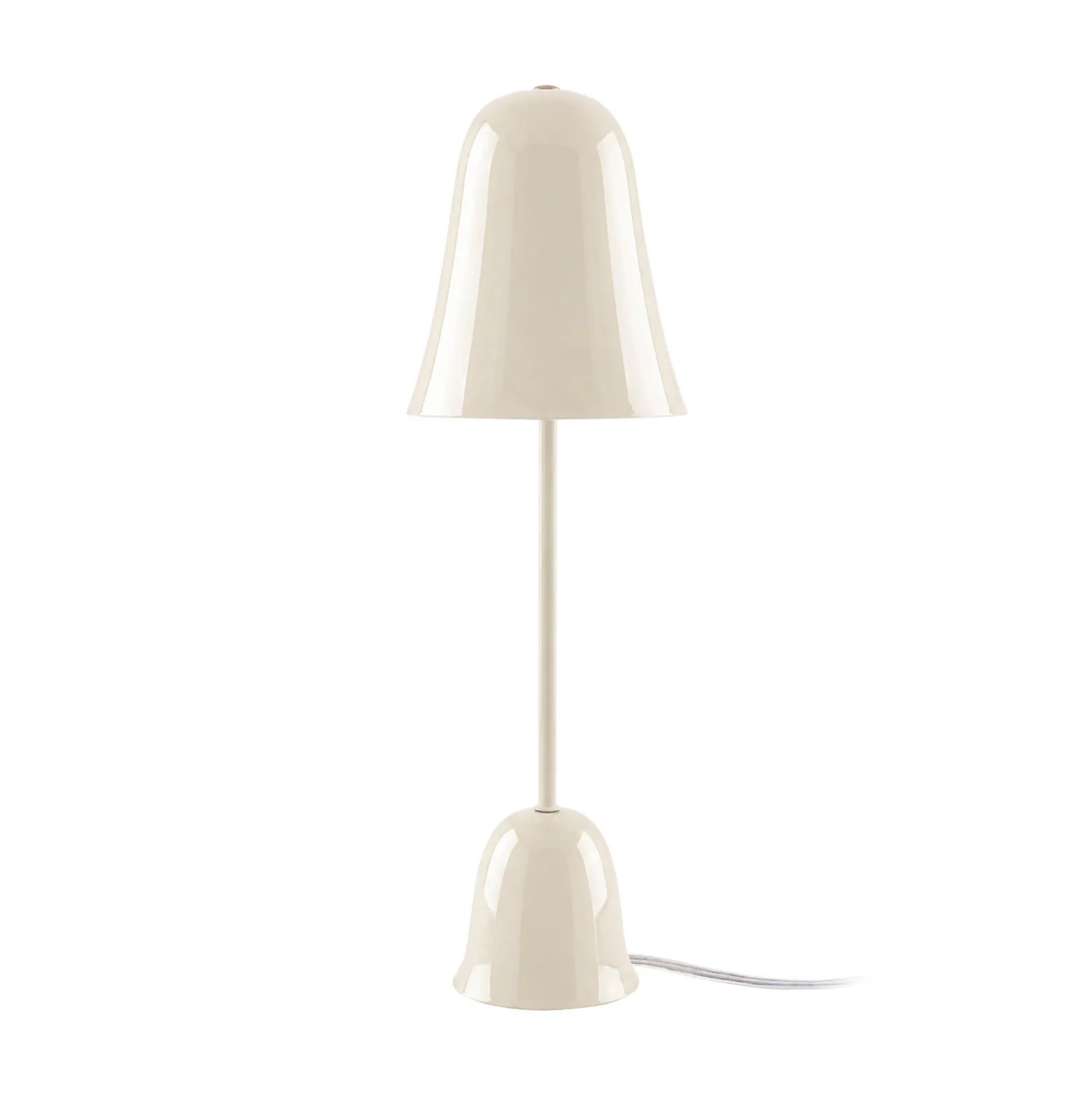 Globen Lighting -pöytälamppu Blåklockan, norsunluunvärinen, korkeus 56 cm