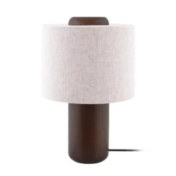 Globen Lighting pöytävalaisin Bosco, beige/ruskea, korkeus 39 cm