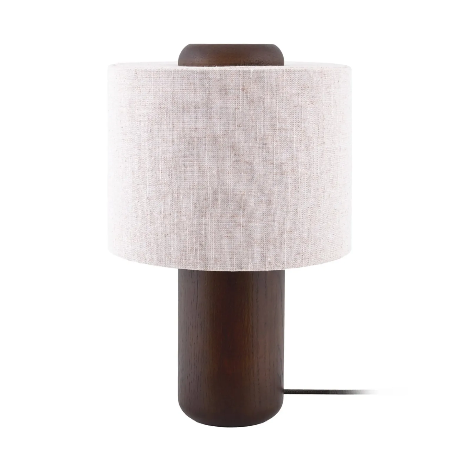 Globen Lighting pöytävalaisin Bosco, beige/ruskea, korkeus 39 cm