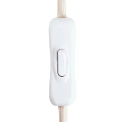 Globen Lighting pöytävalaisin DAHLIA, beige/beige, korkeus 31 cm