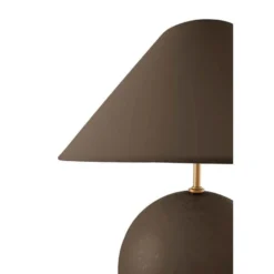 Globen Lighting pöytävalaisin IRIS, ruskea, korkeus 39 cm
