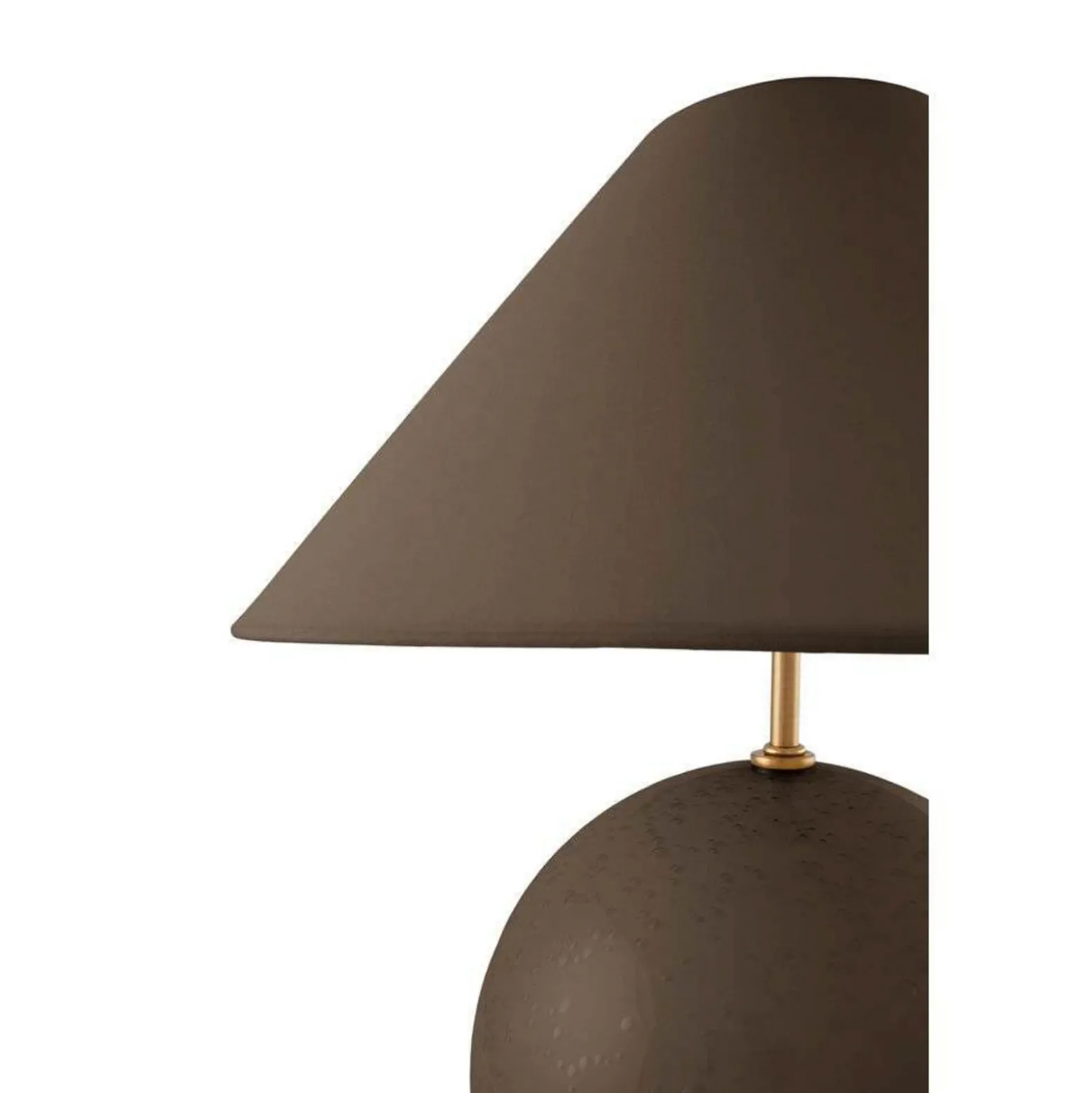 Globen Lighting pöytävalaisin IRIS, ruskea, korkeus 39 cm