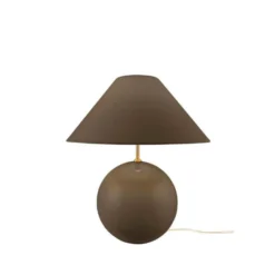 Globen Lighting pöytävalaisin IRIS, ruskea, korkeus 39 cm