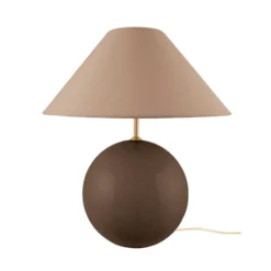 Globen Lighting pöytävalaisin IRIS, ruskea, korkeus 39 cm