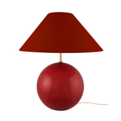 Globen Lighting pöytävalaisin IRIS, tummanpunainen, korkeus 39 cm