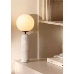 Globen Lighting pöytävalaisin Torrano, harmaa, korkeus 53 cm