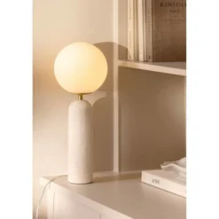 Globen Lighting pöytävalaisin Torrano korkeus 53 cm travertiini