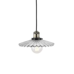 Globen Lighting riippuvalaisin COBBLER, kirkas, Ø 25 cm