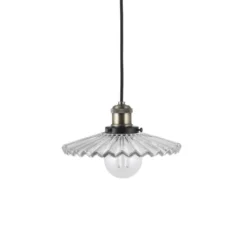 Globen Lighting riippuvalaisin COBBLER, kirkas, Ø 25 cm