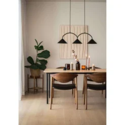Globen Lighting riippuvalo CURVE 3, beige, 3-lamppuinen, 95 cm