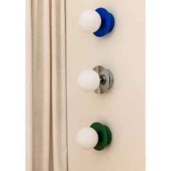 Globen Lighting seinälamppu ART DECO, vihreä/valkoinen, Ø 16 cm, IP44