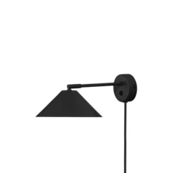 Globen Lighting seinävalaisin Cannes, musta, Ø 20 cm