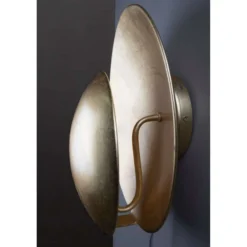 Globen Lighting seinävalaisin ORBIT, messinki, 30 cm