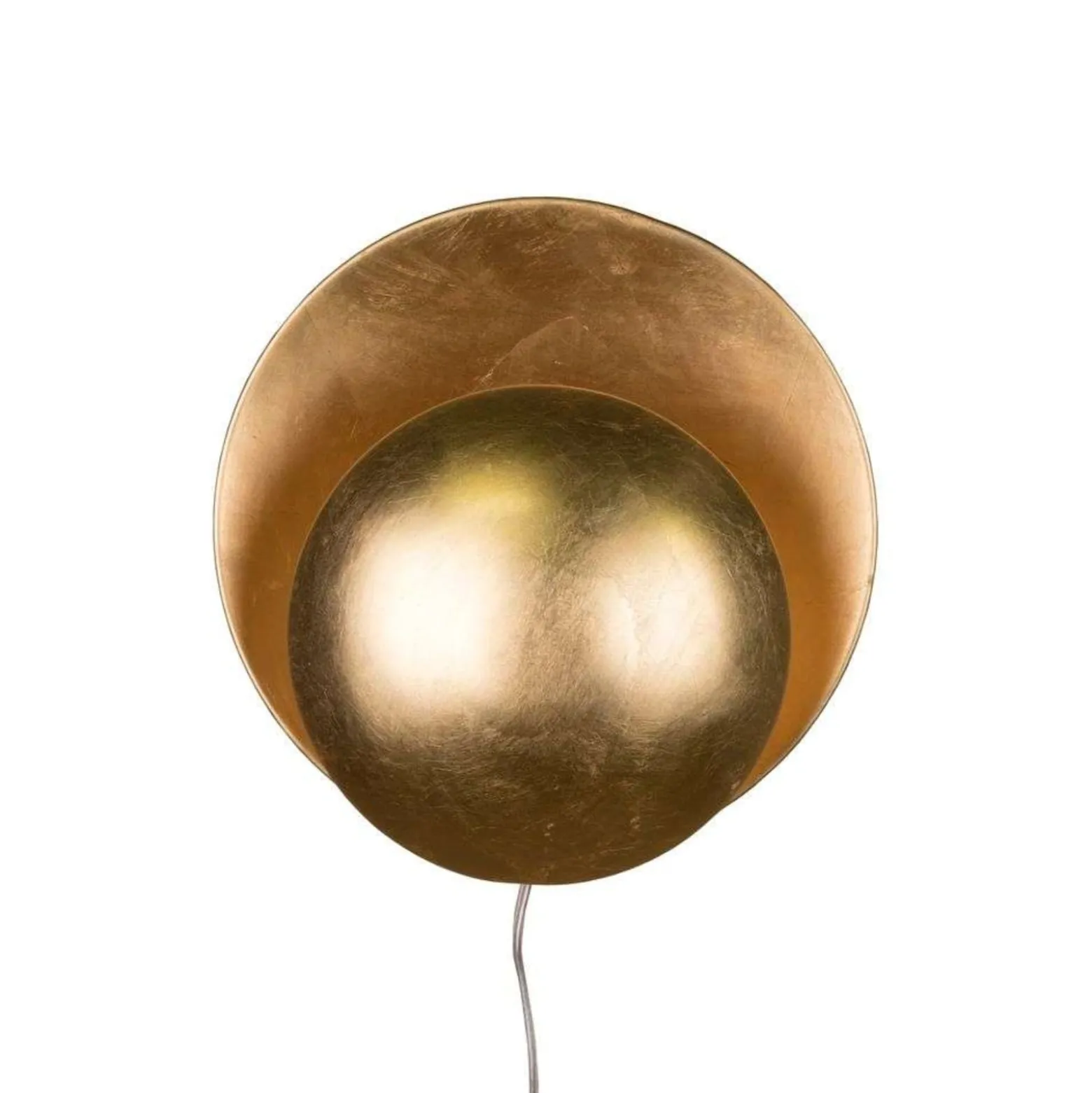 Globen Lighting seinävalaisin ORBIT, messinki, 30 cm