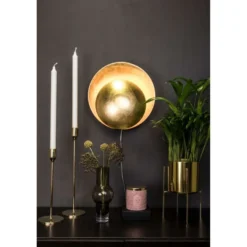 Globen Lighting seinävalaisin ORBIT, messinki, 30 cm