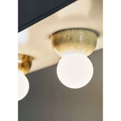 Globen Lighting Torrano -seinävalaisin, beige, Ø 13 cm, IP44