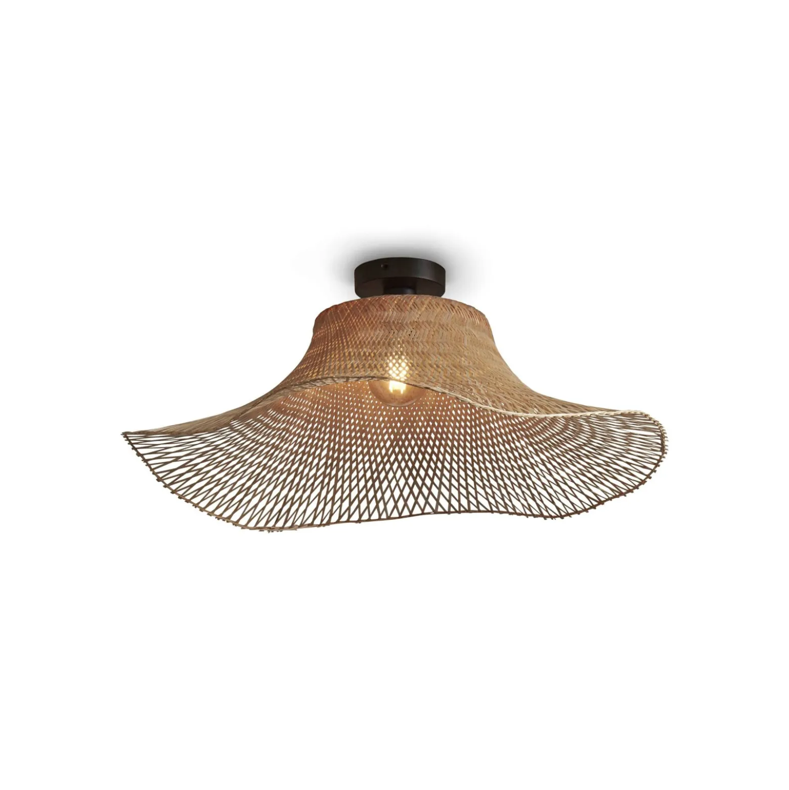 GOOD & MOJO Ibiza kattovalaisin Ø 65cm luonnollinen