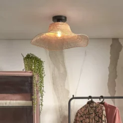 GOOD & MOJO Ibiza kattovalaisin Ø 50cm luonnollinen