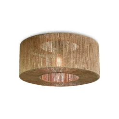 GOOD & MOJO Iguazu -kattovalo lieriö, natur Ø60 cm