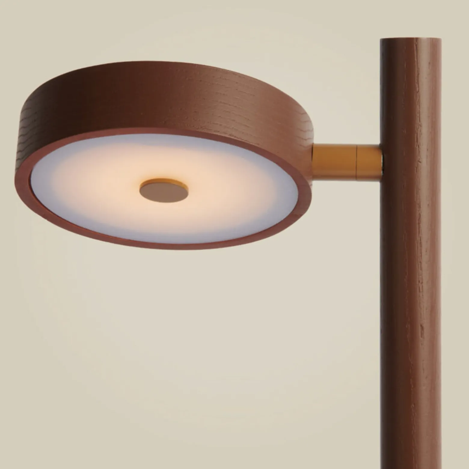 GOOD & MOJO LED-pöytälamppu Okinawa, ruskea, 35 cm, puu
