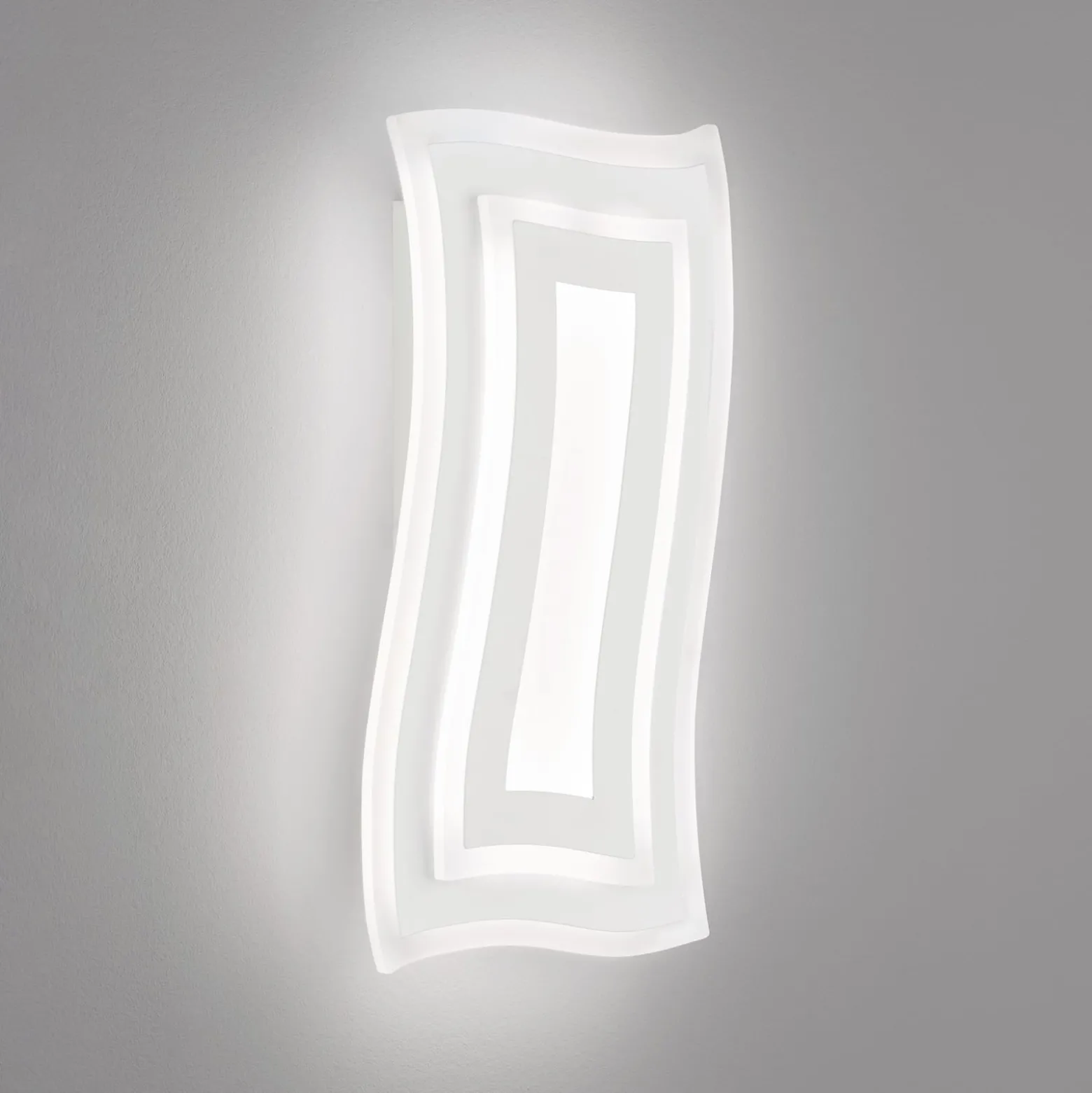 Gorden LED-seinävalaisin, valkoinen, korkeus 43 cm, metalli, CCT