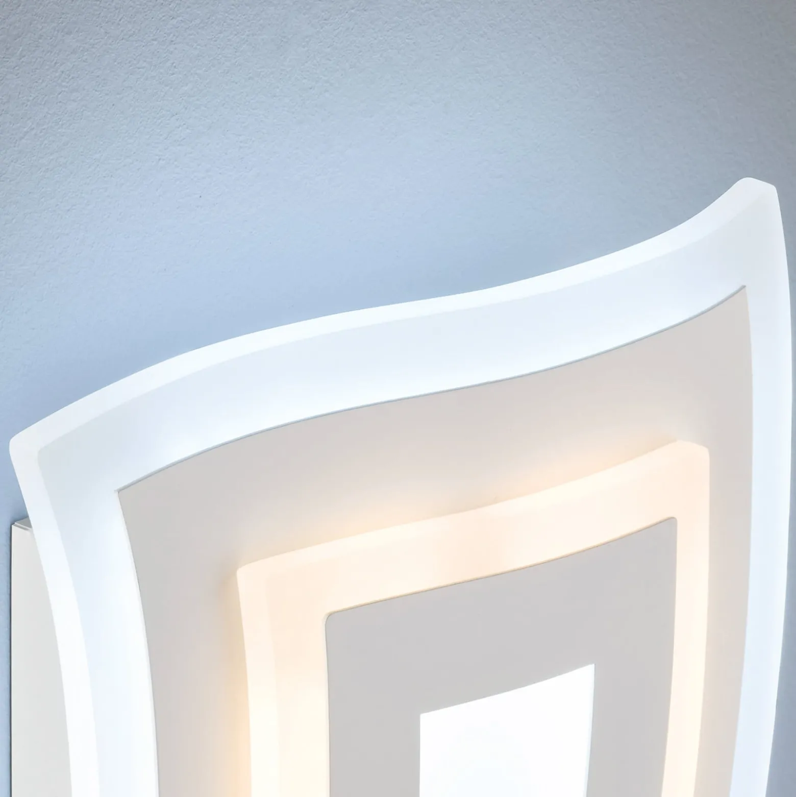 Gorden LED-seinävalaisin, valkoinen, korkeus 43 cm, metalli, CCT