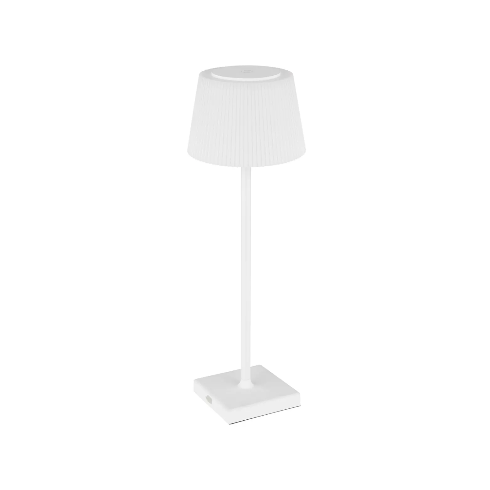 Gregoir LED ladattava pöytävalaisin, matta valkoinen, korkeus 38 cm, CCT