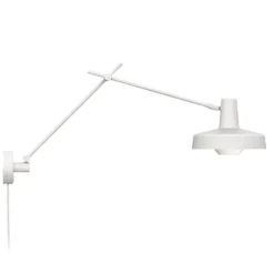 GRUPA Arigato seinävalaisin 1-valo 70cm Ø23cm valkoinen