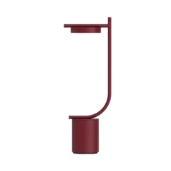 Grupa LED-akkukäyttöinen pöytälamppu Igram, punainen, 40 cm, IP44