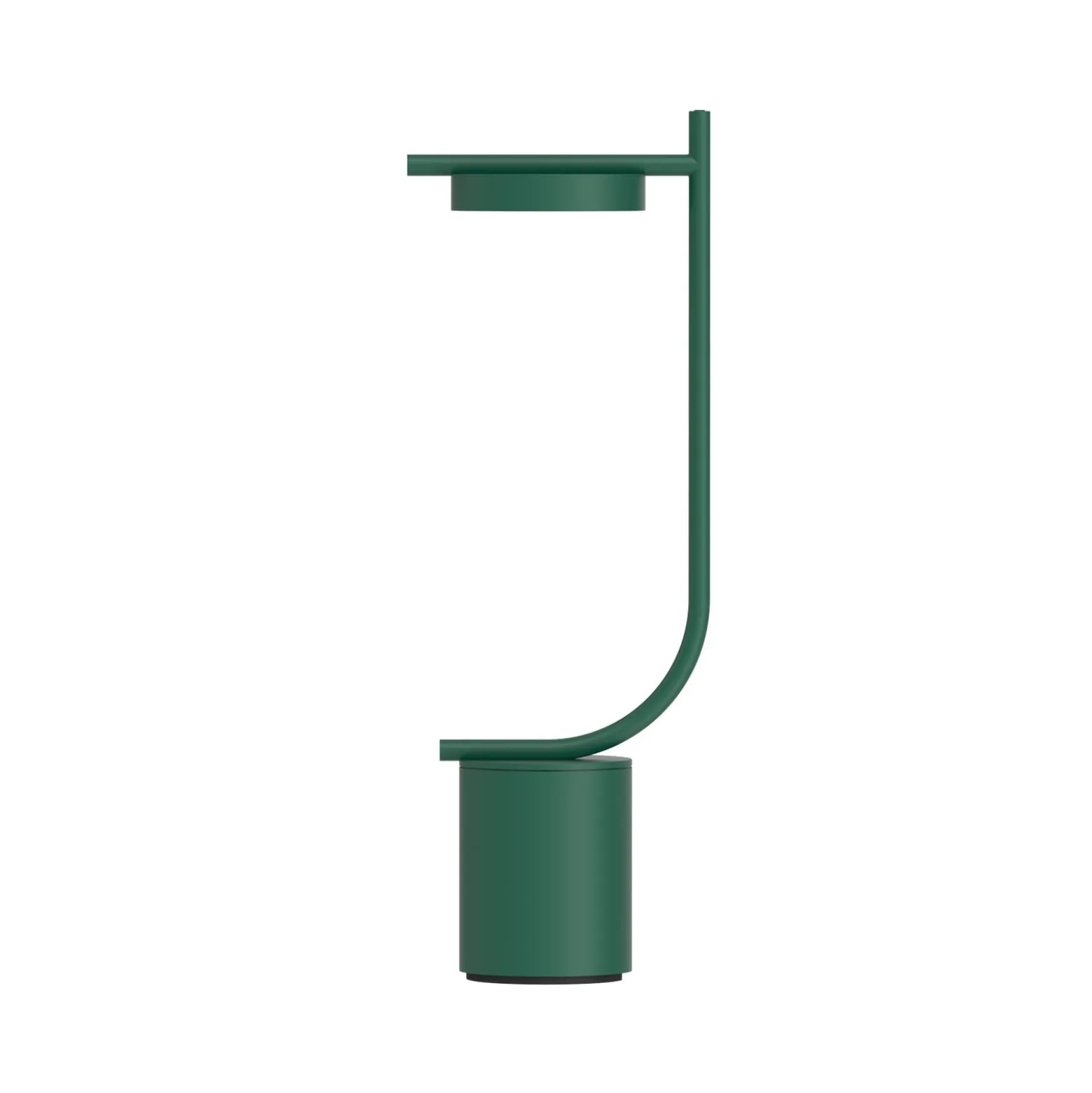 Grupa LED-akkukäyttöinen pöytälamppu Igram, vihreä, 40 cm, IP44