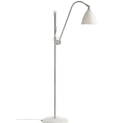 GUBI Bestlite BL3-lattiavalo Ø16cm kromi/valkoinen
