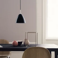 GUBI Bestlite BL9 -riippuvalo Ø16cm kromi/musta